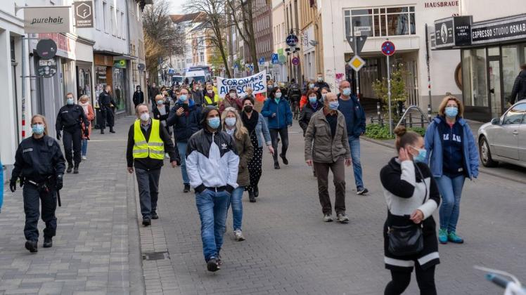 Demo Gegen Corona Ma Nahmen In Osnabr Ck Ohne Xavier Naidoo Noz