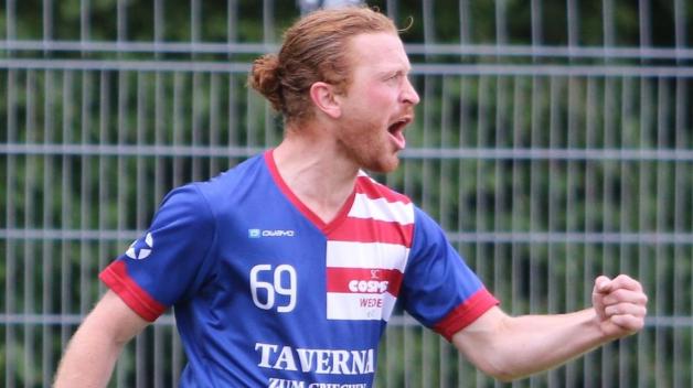 Fußball Cosmos Wedel Rot Sünder Frederic Verter zeigt Reue SHZ