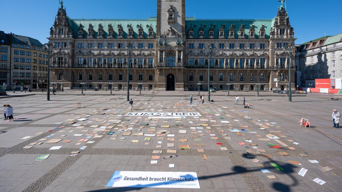 Fridays For Future Mit Stillem Protest Vor Rath Usern Im Norden Shz