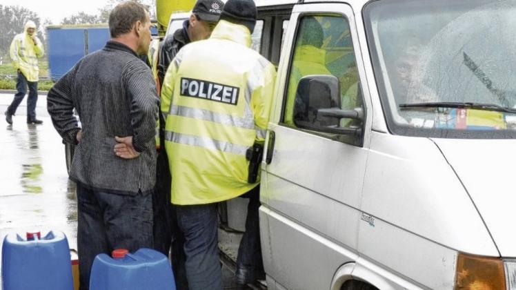 Wieder länderübergreifende Polizeikontrolle auf dem NOZ