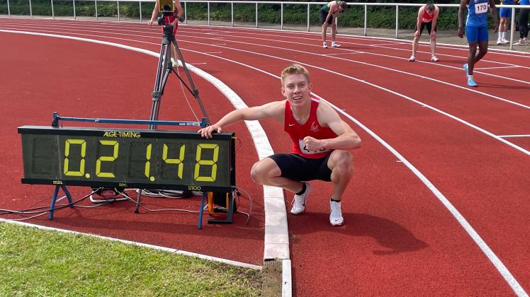 Leichtathletik Sprinter Thorben Finke Aus S Gel F Hrt Zur Dm Noz