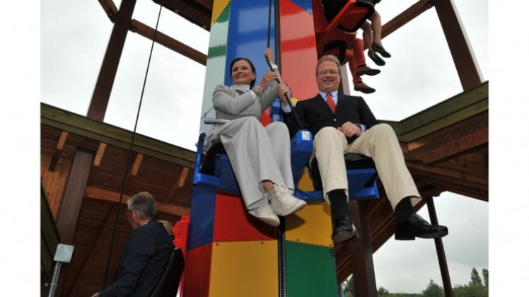 Drehender Aussichtsturm In Dankern Shz