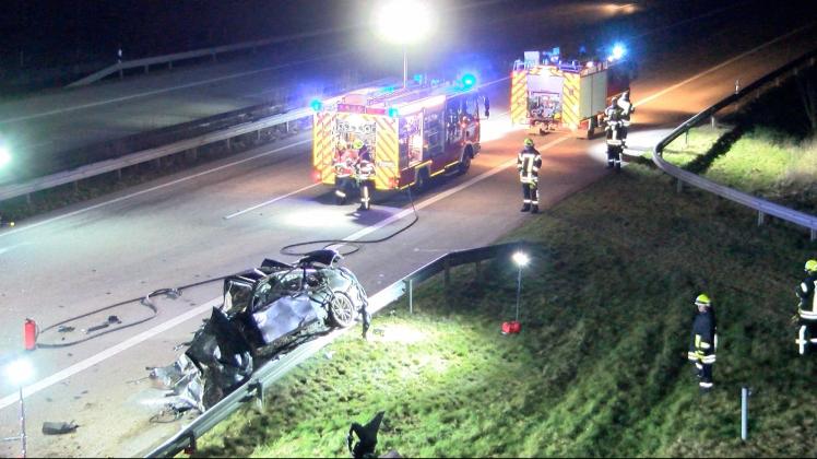 Video Reifenplatzer führt zu Horror Unfall auf der A20 SHZ