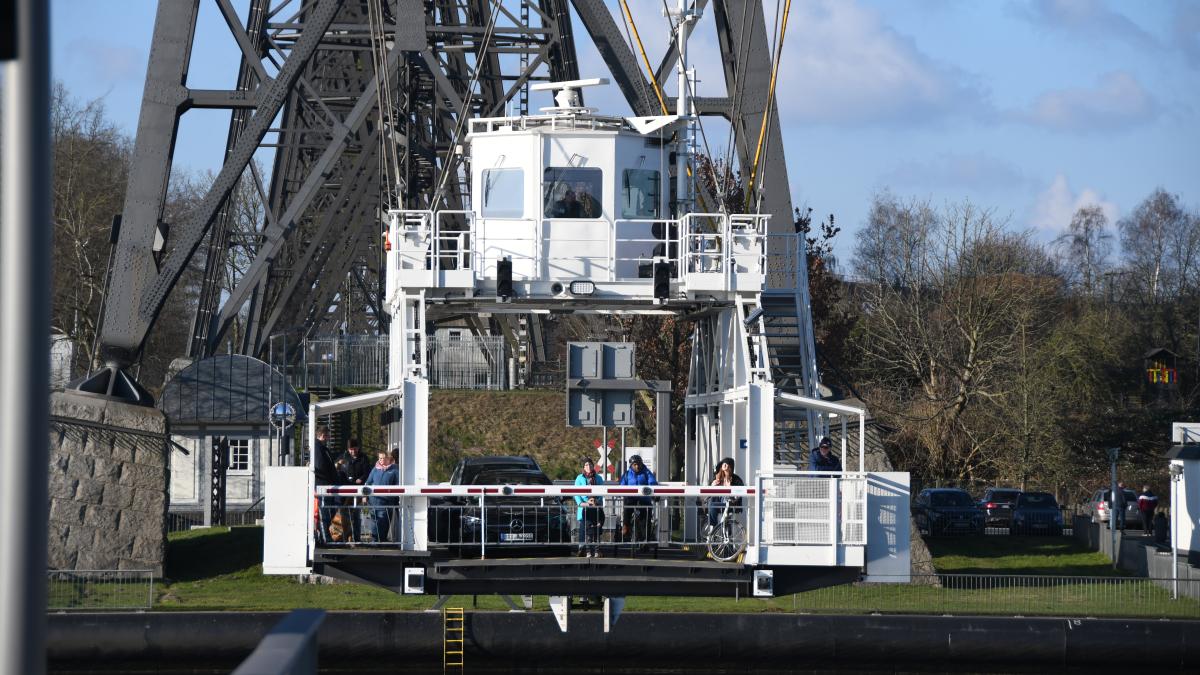 NOK bei Rendsburg Neue Schwebefähre wieder in Betrieb SHZ