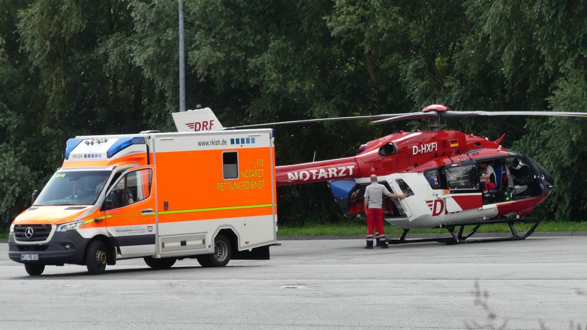 Unfall Bei Steinbeis Gl Ckstadt Rettungshubschrauber Im Einsatz Shz