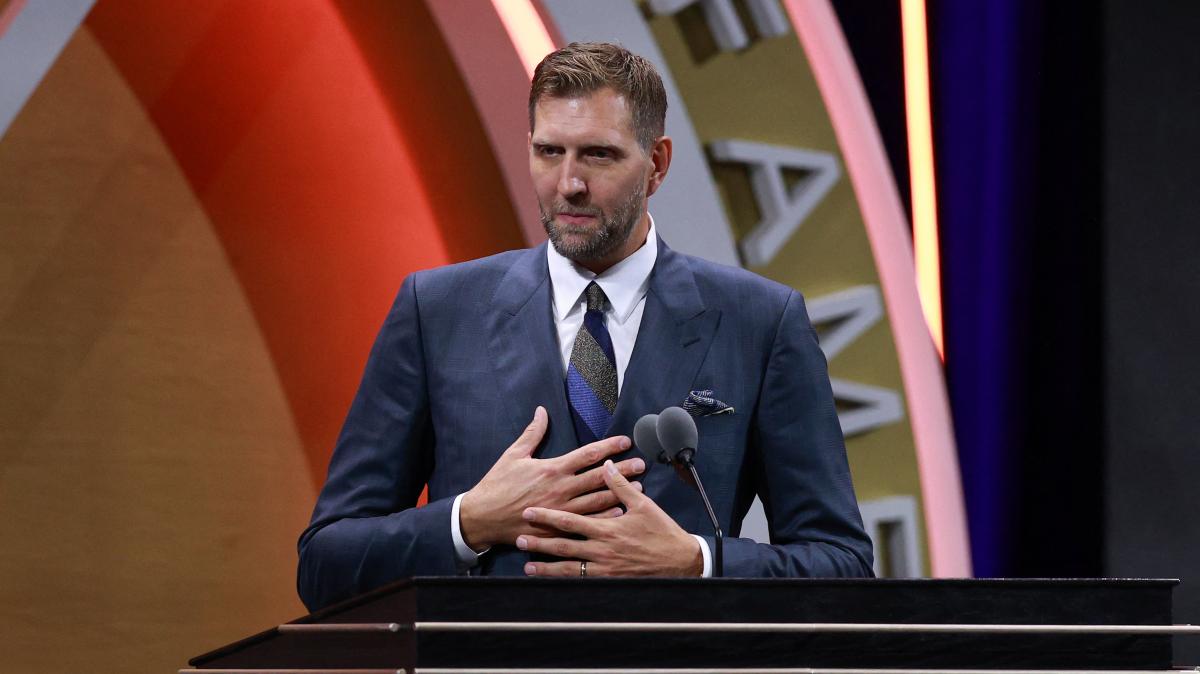 Dirk Nowitzki In Hall Of Fame Aufgenommen Danke Auf Deutsch Shz