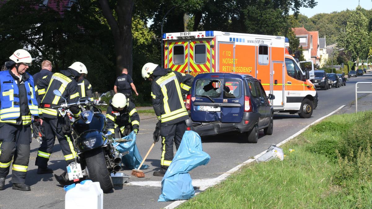 Motorradfahrer Schwebt Nach Unfall Bei Barmstedt In Lebensgefahr SHZ