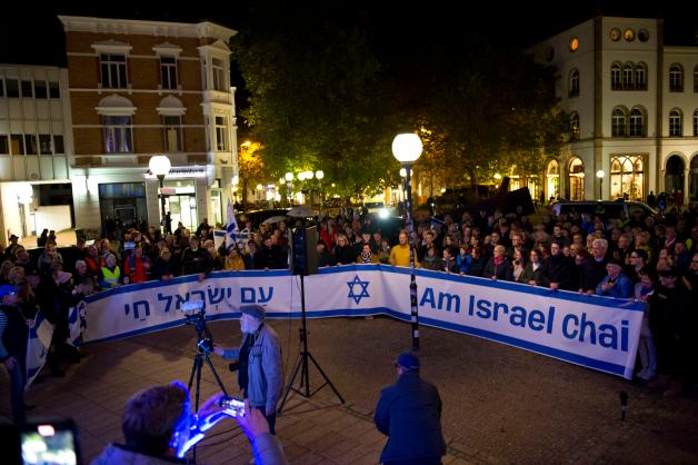 Kundgebung in Osnabrück Solidarität mit Israel NOZ