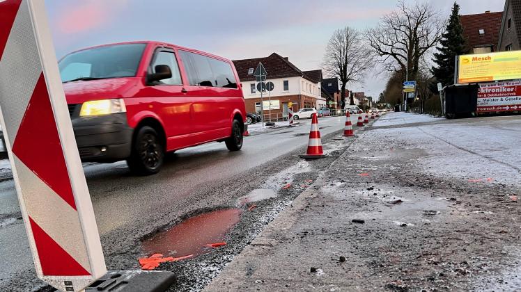 Schlaglöcher auf Stormarns Straßen Folge der Trecker Demos SHZ