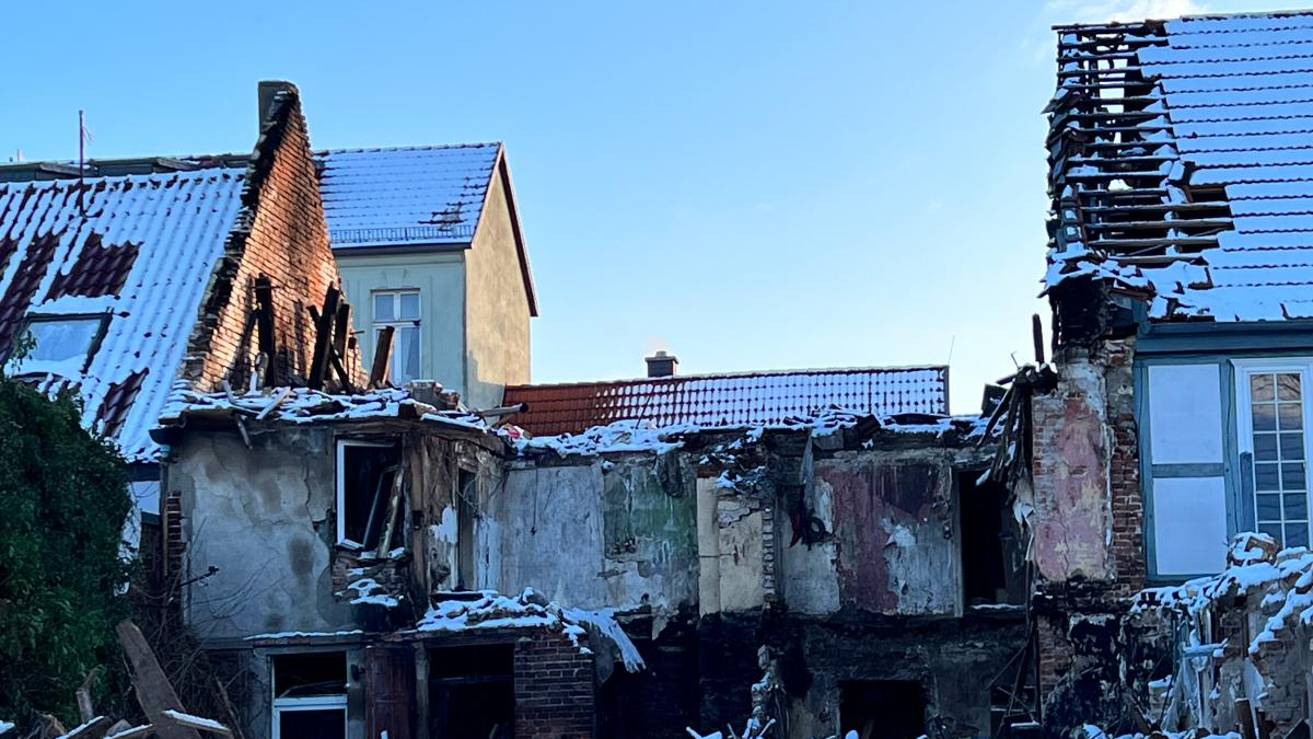 Feuer hat das Haus einer Familie in Wittenberge zerstört SVZ