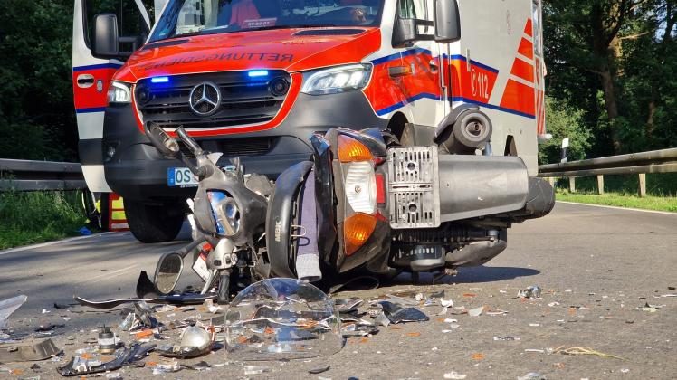 Rollerfahrer Schwebt Nach Unfall In Neuenkirchen In Lebensgefahr Noz