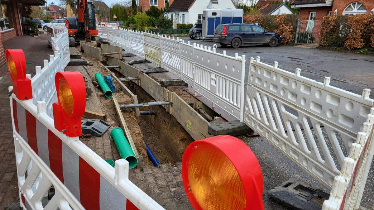 Sperrung L Baustelle Des Zweckverband Ostholstein Sch Nwalde Shz