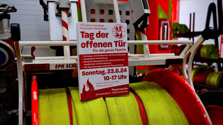 Tag der offenen Tür bei der Halstenbeker Feuerwehr das Programm SHZ