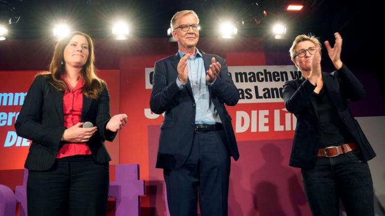Die Linke mit Janine Wissler, Dietmar Bartsch und Susanne Hennig-Wellsow werden im Bundestag vertreten sein.