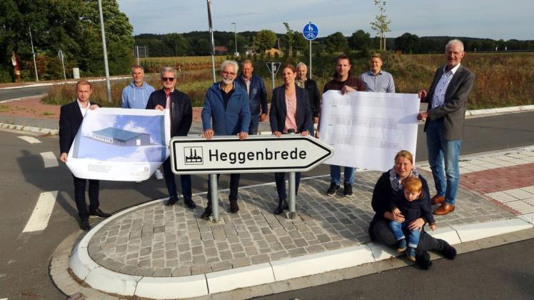 Mit der Tischlerei Diekmann und Brandschutztechnik Feldhaus stehen die ersten beiden Unternehmen für das Gewerbegebiet „Heggenbrede“ in Vehrte fest.