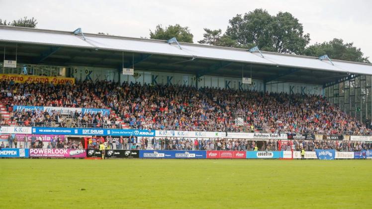 Gegen den 1. FC Magdeburg könnte die Kikxxl-Tribüne wieder bis auf den letzten Platz ausverkauft sein.
