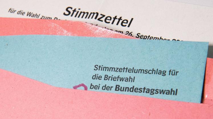 Gefragt wie nie: Weit über 6000 Bramscher haben bei der Bundestagswahl 2021 die Briefwahl genutzt