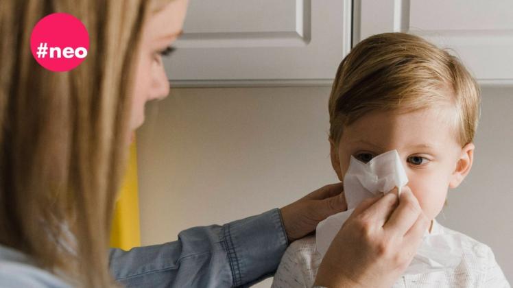 In den vergangenen Wochen treten mehr Erkältungskrankheiten bei Kindern auf als üblicherweise um diese Zeit. (Symbolbild)