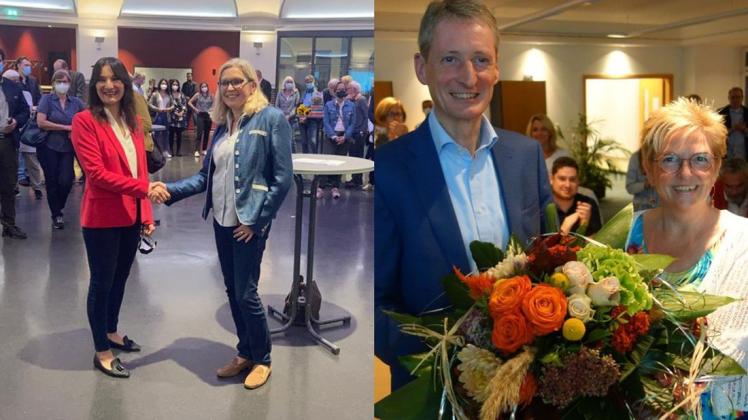 Petra Gerlach in Delmenhorst und Ralf Wessel in Ganderkesee: Die Kandidaten der CDU haben die Stichwahlen für sich entscheiden können.