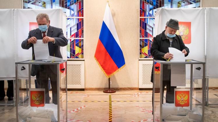 RusslandWahl Kremlpartei Geeintes Russland klar vorn SHZ