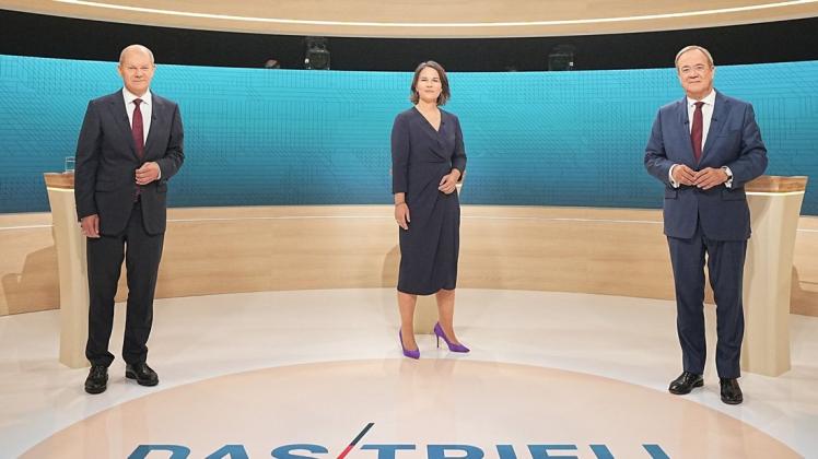 TV-Triell der Kanzlerkandidaten am Sonntag bei Pro Sieben, Sat.1 und Kabel Eins – der Liveblog.