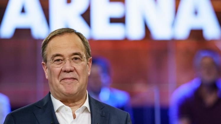 Armin Laschet in der ARD-Wahlarena: Der Kanzlerkandidat der Union wurde in der Sendung von einer speziell geschulten Aktivistin befragt.