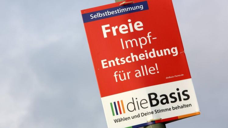 Die Partei "Die Basis" ist nach der Kommunalwahl im Osnabrücker Kreistag vertreten. (Symbolbild)