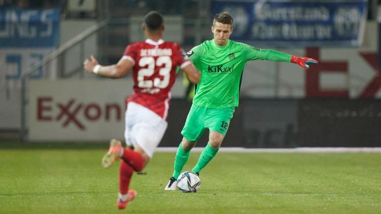 Wurde gegen den SC Freiburg II für den verletzten Erik Domaschke eingewechselt: Matthis Harsman.
