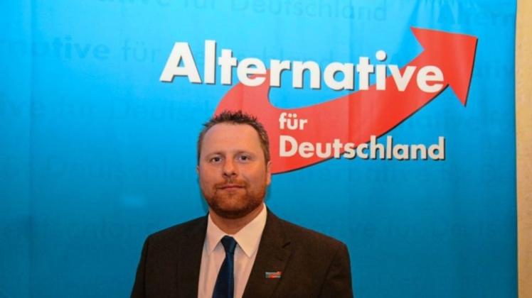 Danny Meiners aus Geeste will für die AfD in den Bundestag.