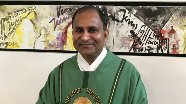 Zum Seelsorgeteam im Bonifatius-Hospital ist Pater Manoj Vettamthadathil Chacko hinzu gekommen.