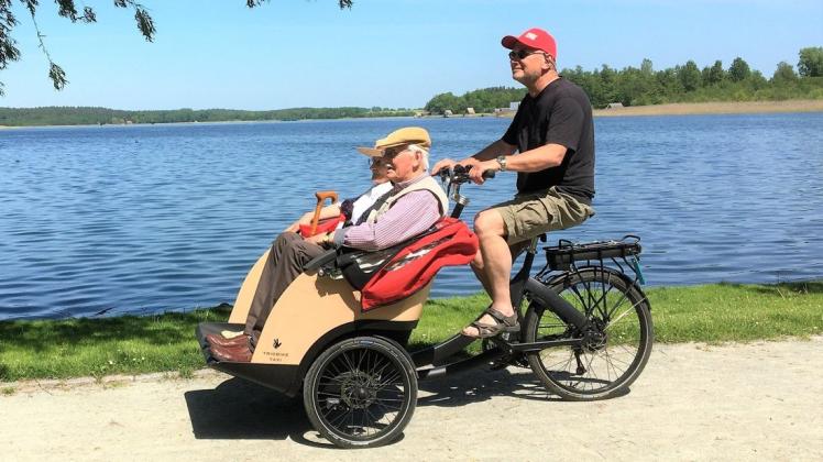 Gemütliche Ausflüge für Senioren mit der Fahrrad-Rikscha sollen auch in Bramsche organisiert werden.