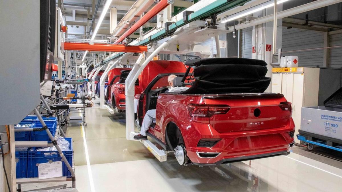 Produktion des T-Roc-Cabrio: Das VW-Werk in Osnabrück