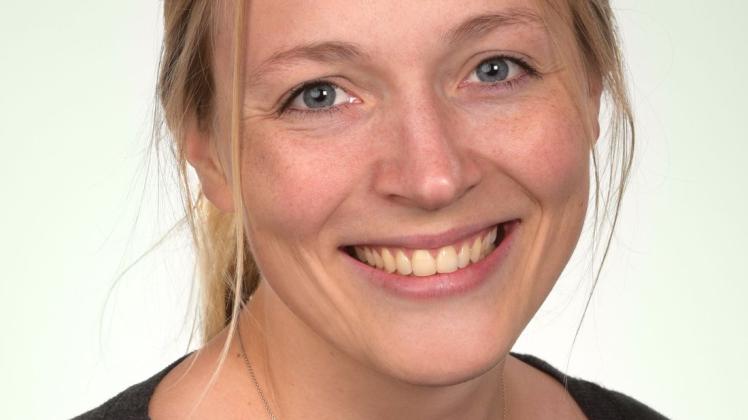 Einzige Grünen-Kandidatin in Gesmold: Marit Hellmann.