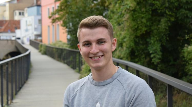 21 Jahre alt und neu im Osnabrücker Stadtrat: Christoph Kühn wird das Mandat der Proeuropäischen Partei Volt ausüben.