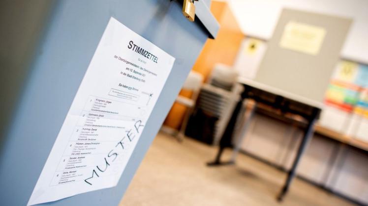 Fünf Wahllokale in Lingen hatten zunächst Stimmzettel für den falschen Lingener Wahlbereich erhalten. Nach einer Stunde waren die richtigen Zettel vor Ort.