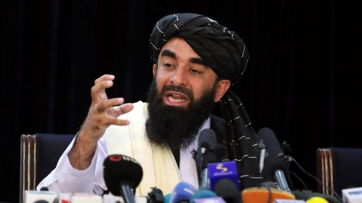 Sabiullah Mudschahid ist Sprecher der Taliban. Jetzt geben die Extremisten erste Vertreter ihrer Übergangsregierung bekannt.