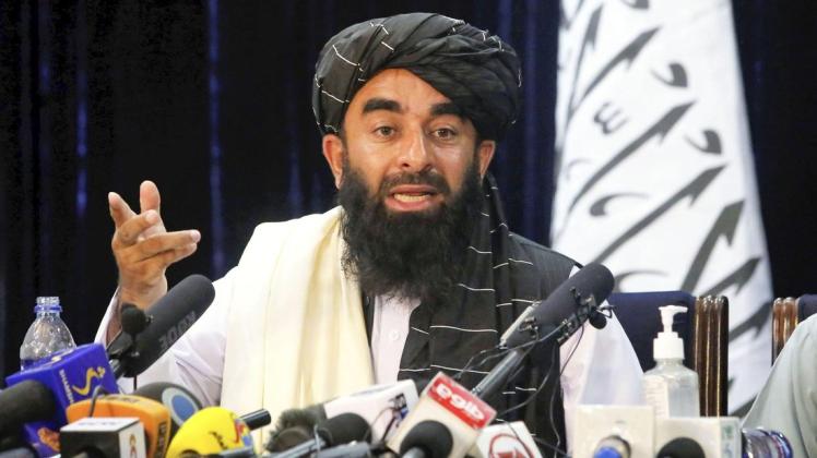 Taliban-Sprecher Sabihullah Mudschahid: "Angela Merkel würde besonders herzlich aufgenommen werden."
