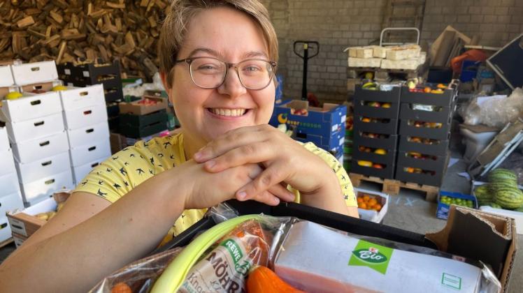 Die Mellerin Tanja Bültermann rettet Obst und Gemüse, das sonst im Müll landen würde.