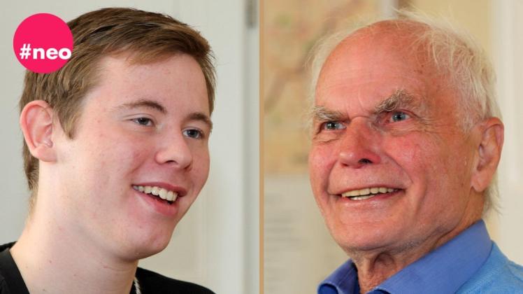 Der jüngste und der älteste Meller Kandidat: Lucas Niemann ist 18, Manfred Kloweit-Herrmann 81 Jahre alt.