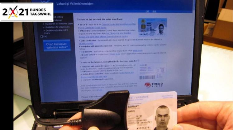 Die Stimmabgabe per Mausklick: In Estland ist das bereits seit 2005 möglich. Benötigt wird dazu nur ein digitaler Personalausweis.