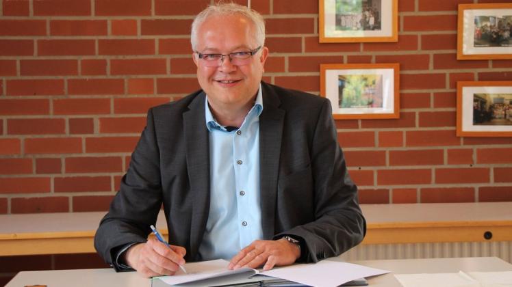 Bürgermeister Ansgar Brockmann stellt sich am 12. September 2021 bei der Kommunalwahl zur Wiederwahl.