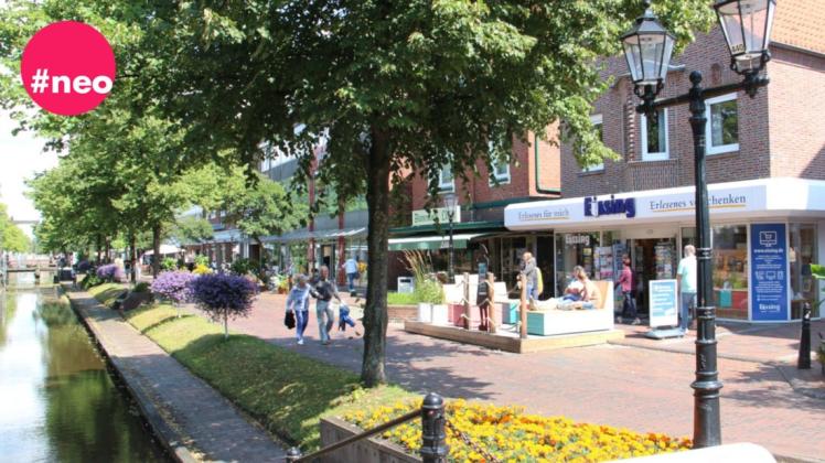 Der Hauptkanal in Papenburg soll wieder attraktiver werden, damit sich neue – und vielleicht auch große Geschäfte – hier niederlassen, so der Plan von Citymanagerin Sabine Pinkernell.