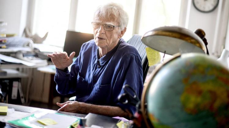 Grünen-Mitgründer Hans-Christian Ströbele. Der 82-Jährige spricht im Interview mit unserer Redaktion ausführlich über die aktuelle Situation in Afghanistan.