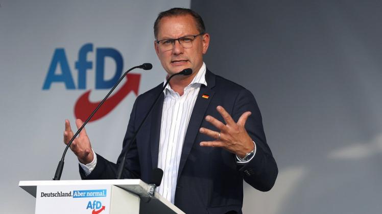 Hält die Verlängerung der "epidemischen Lage" durch den Bundestag für "nicht gerechtfertigt" und warnt vor einer Impfpflicht: AfD-Chef und Spitzenkandidat Tino Chrupalla.