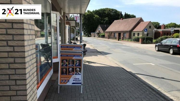 Die Bundesgeschäftsstelle der Freien Wähler liegt direkt an der Straße, die in die Gemeinde führt. Die Bundesgeschäftsstelle der Freien Wähler liegt direkt an der Straße, die in die Gemeinde führt.