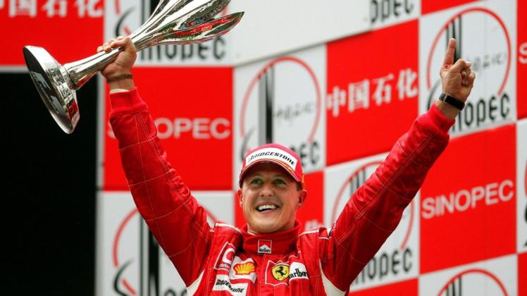 Den 91. und letzten Sieg seiner Karriere fuhr Michael Schumacher im Oktober 2006 in Shanghai ein.