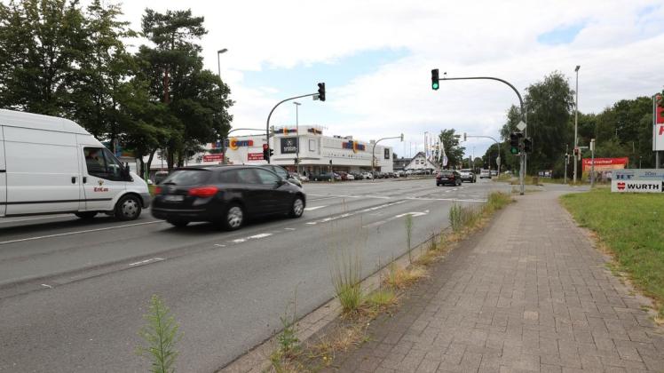 Bald starten die Arbeiten für den ersten Bauabschnitt des Ausbaus der Syker Straße in Delmenhorst.