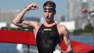 Dominierte das olympische Freiwasserschwimmen über zehn Kilometer: Florian Wellbrock.