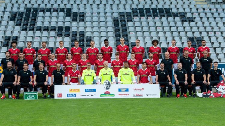 Das Mannschaftsfoto des SC Freiburg.