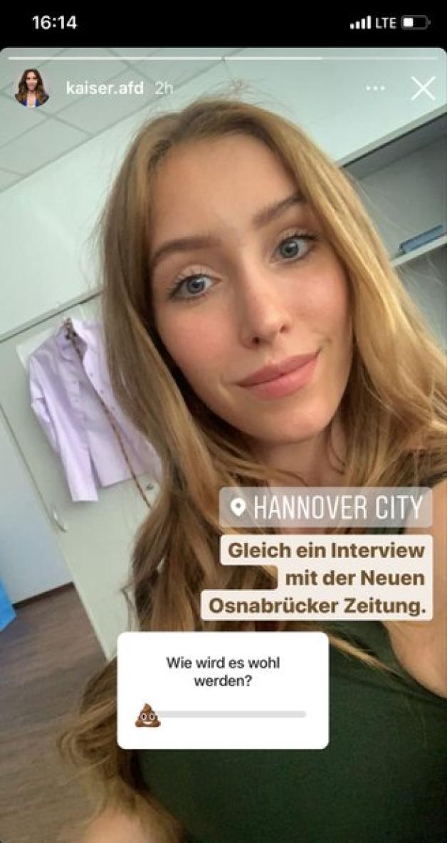Marie Thérèse Kaiser Das Model von der AfD im Porträt